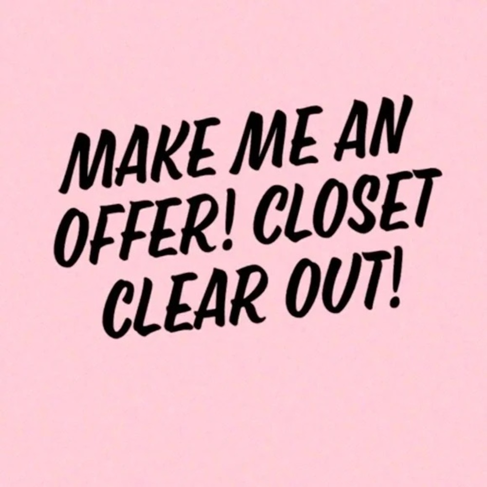 CLOSET CLEAR OUT!! Make an offer!!